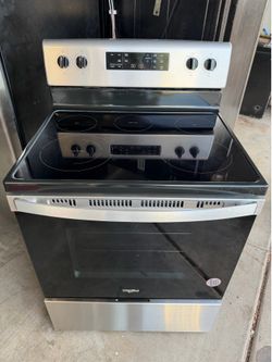 Whirlpool Electric stove stainless steel
