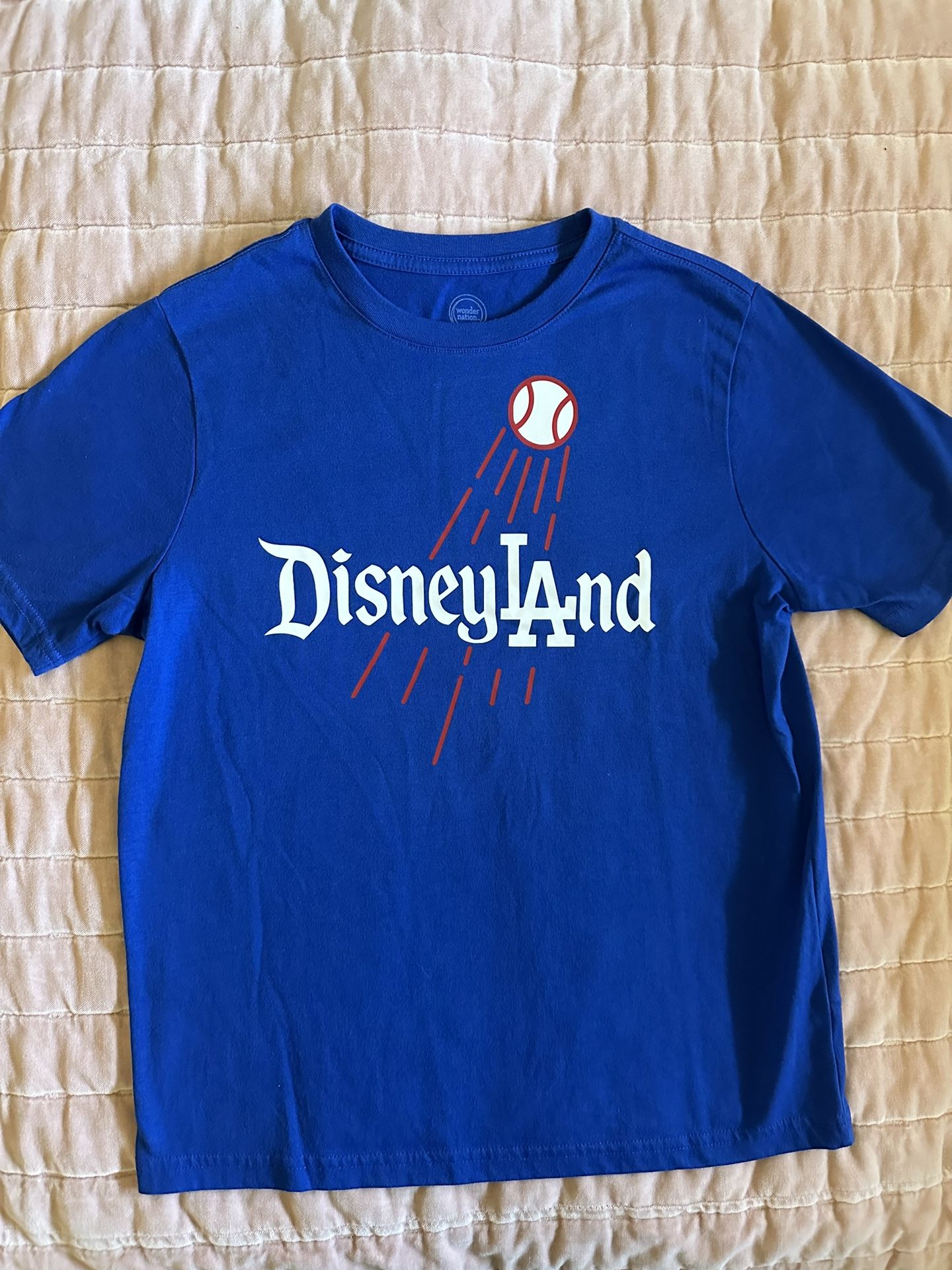Dodgers Disneyland Custom Shirt Youth Large Vguc