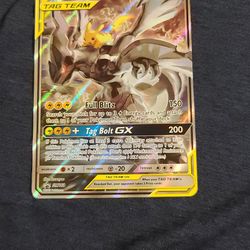 Pikachu Zekrom Gx ** Clean Copy*