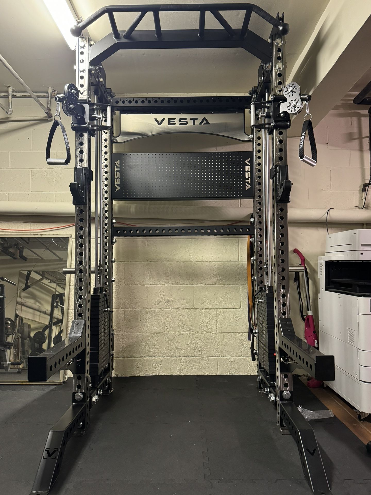 Vesta Fitness New Half Squat Rack |Functional Trainer|400 Weight Stack|Gym Equipment|Free Delivery