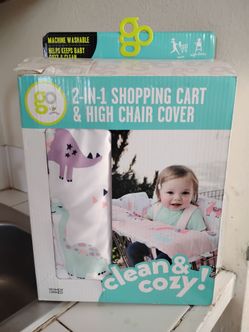 2 in 1 shopping cart and high chair cover