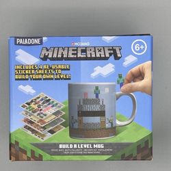 MINECRAFT MUG ( 4 STICKER SHEETS INCLUDED )