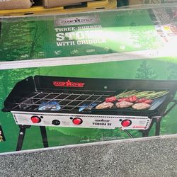 Camp Chef Tundra 3 Burner Stove With Griddle