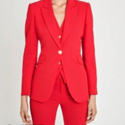 J.Crew Pink Velvet Blazer + Pants
