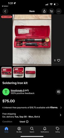 Blue Point Soldering Iron Kit