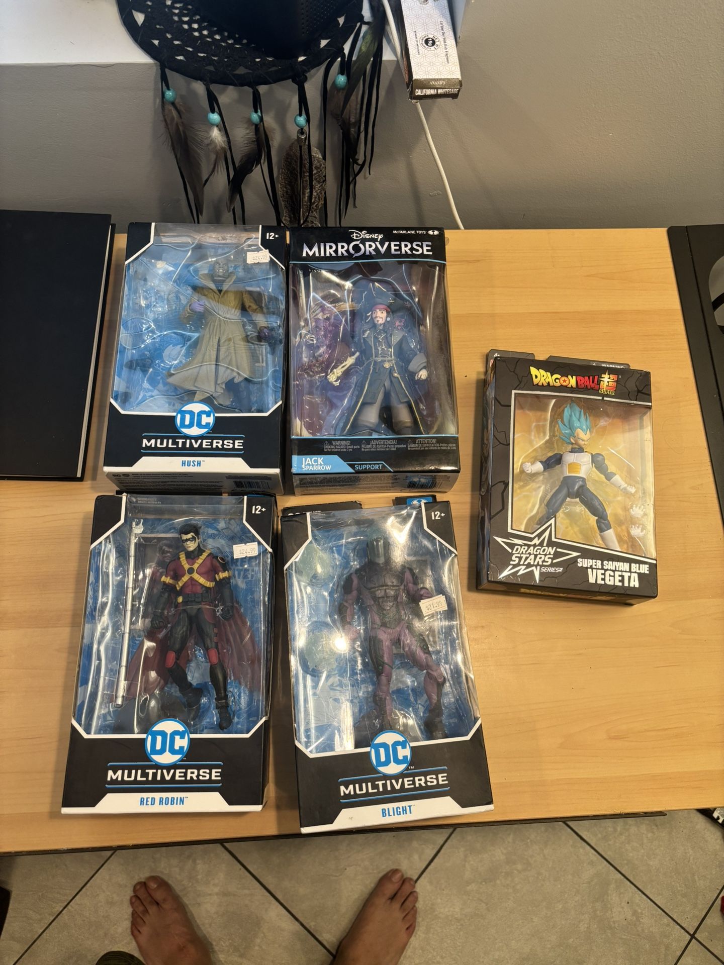 DC Multiverse, Dragon Ball Z & Disney Action Figure Bundle – Great Condition!