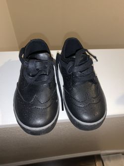 NEW- Polo Ralph Lauren Toddler boy’s black Oxford shoe- size 7 1/2