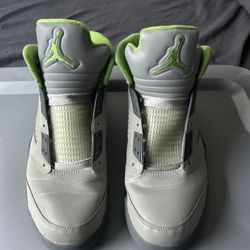 Jordan 5 Retro Green Bean 2022 Size 10 With Box and Laces 