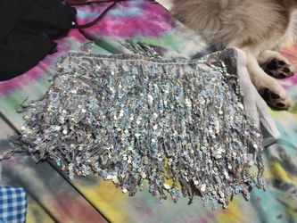Sequin Wrap Around Skirt