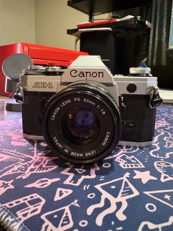 Canon AE-1 film camera