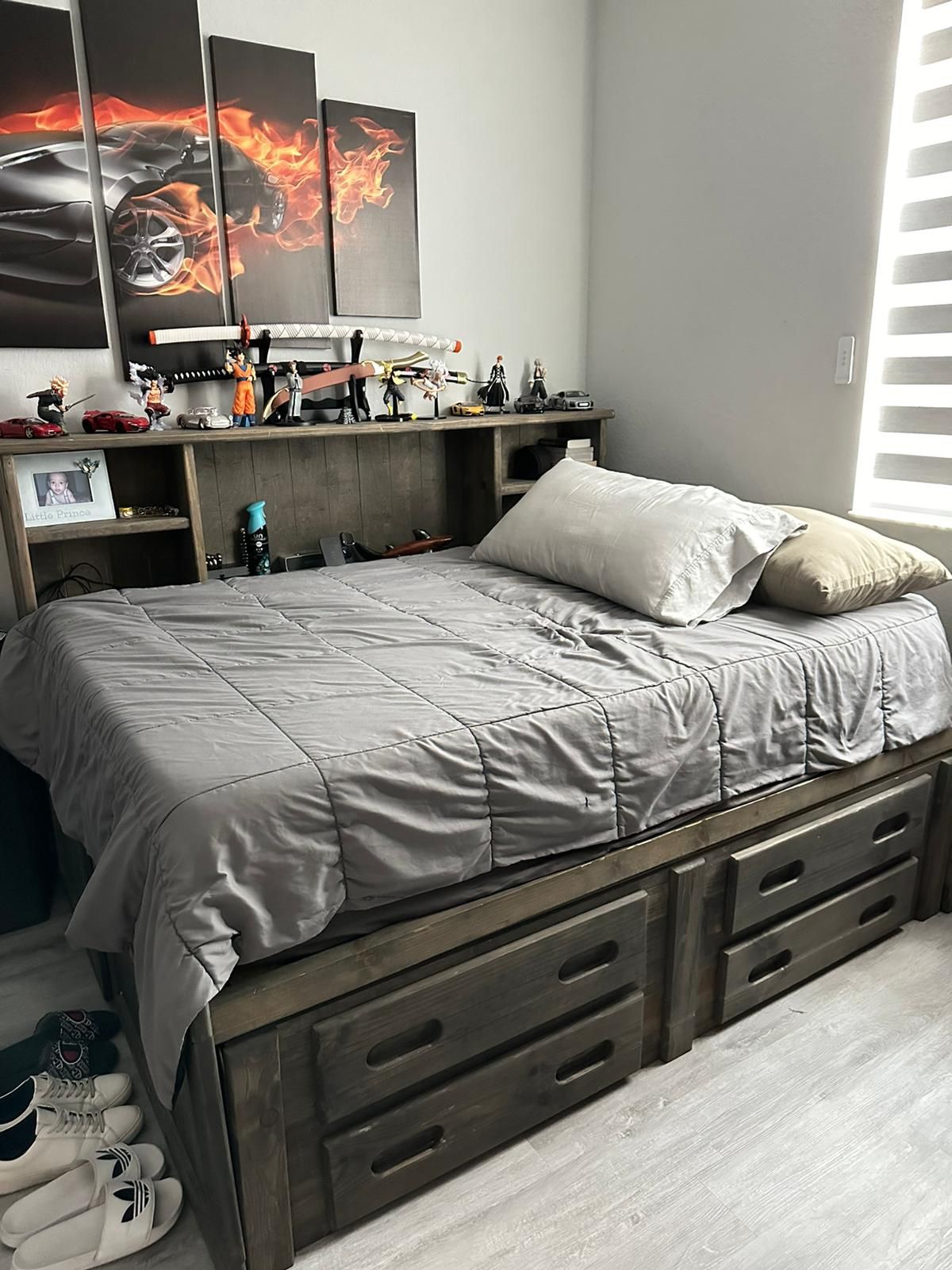2 Full Beds With Storage And Drawers
