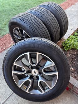 Chevy Silverado rims and tires h