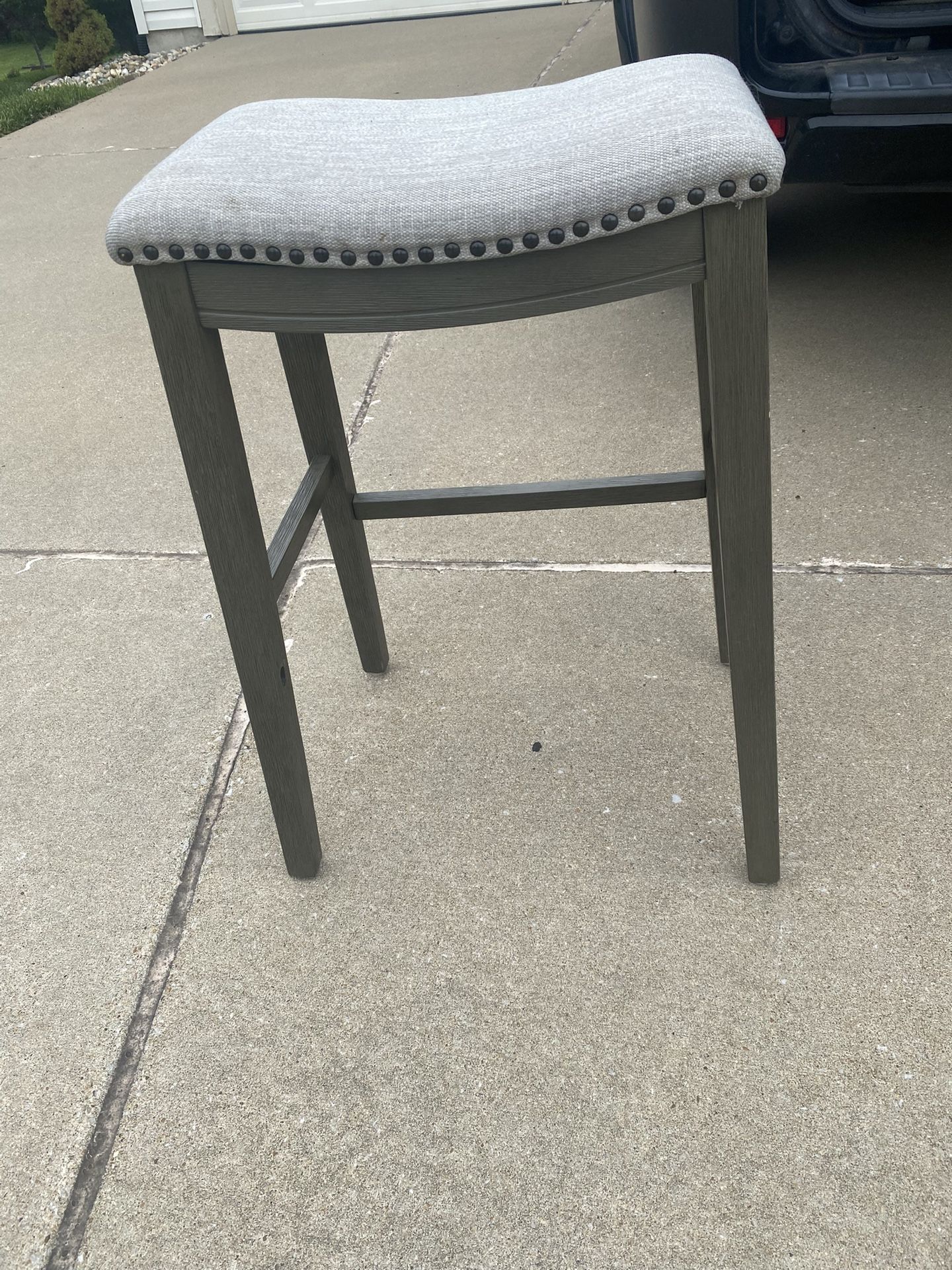 Gray Bar Stool