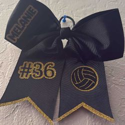 Personalized Volleyball/soccer Bows