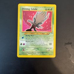 ✨ Shining Celebi – Neo Destiny – Unlimited – NM -  Vintage Pokemon Card✨ 