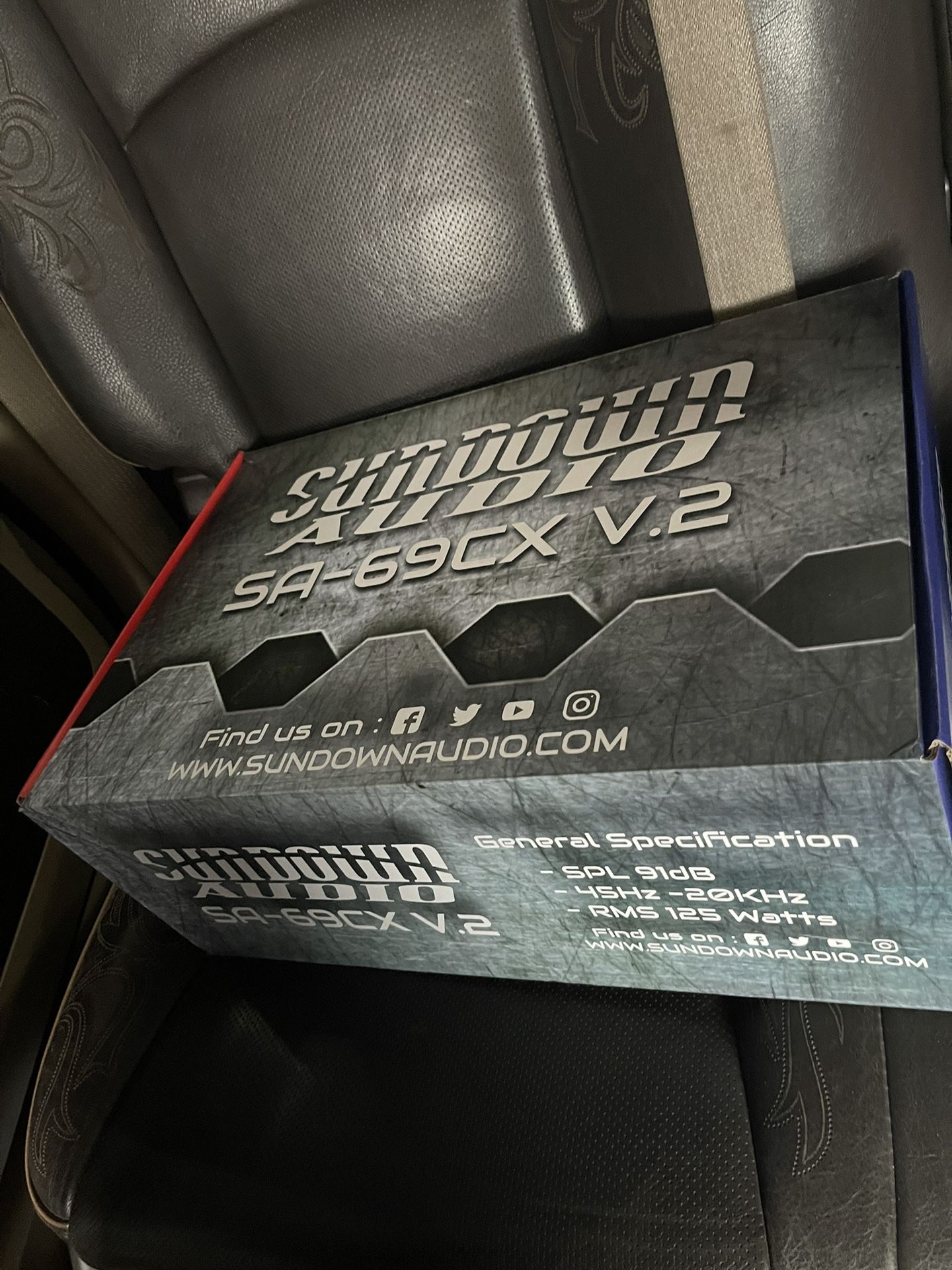 6x9 sun down audio door speaker coaxials