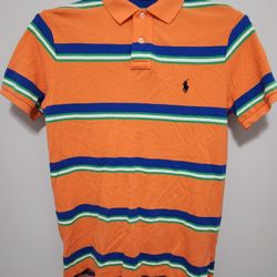 Polo by Ralph lauren Mens Orange Polo Shirts Size S