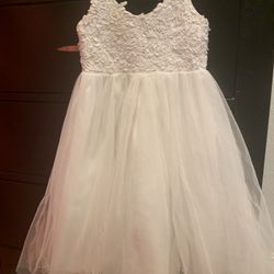 Custom Made 3T Flower Girl Dress