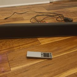 VIZIO Sound Bluetooth Sound Bar with remote and cord accessories
