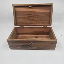 Antique 1970s  Knowles & Dressel Wood Box 9 X 6 X 3.5