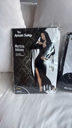 The Addams Family Morticia Addams Adult medium and wig