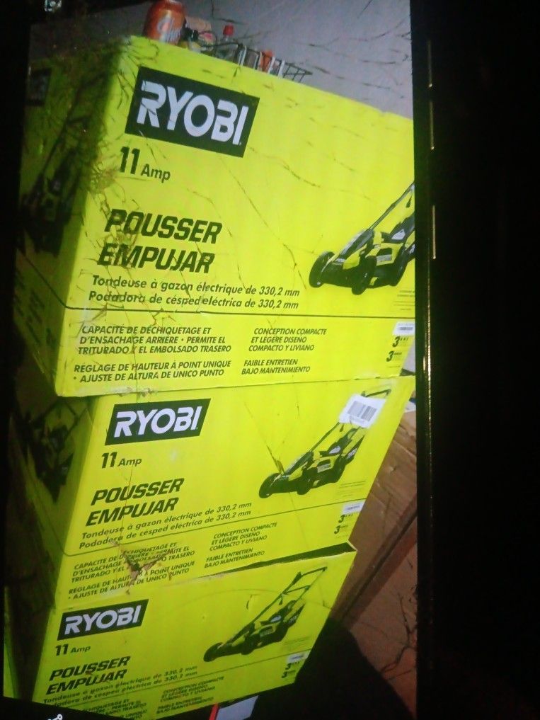 Ryobi 11 Amp push lawn mowers