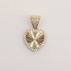 10kt Real Gold Heart Pendant