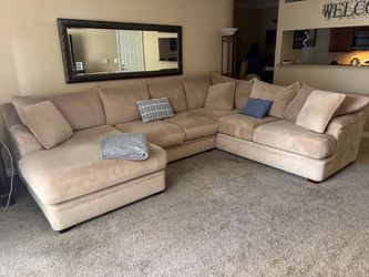 Large Plush Sectional