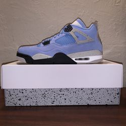 Jordan 4 University Blue Size 10.5 and 12 