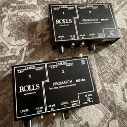 Rolls MB15b ProMatch 2-way Stereo Level Converter
