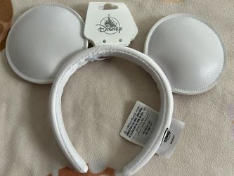 White Disney Ears 