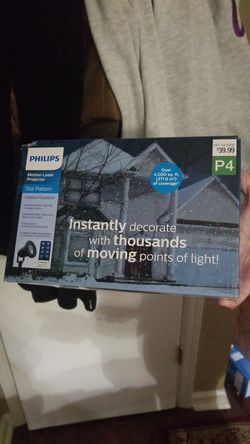 Motion laser projector