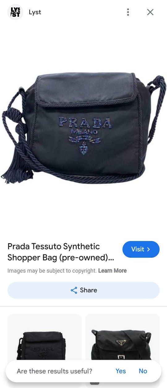 Prada Nylon Small Crossbody Bag