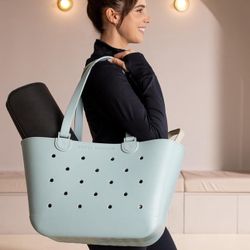 Beach Tote Bag - Waterproof Washable Tip Proof Durable Open Tote Bag 