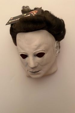 Halloween Michael Myers Latex Mask with Hair