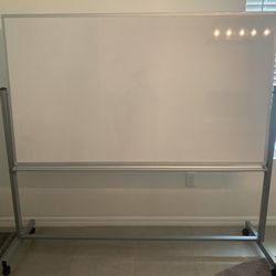 White Board- Like New- 72in / 40in- Double Sided 