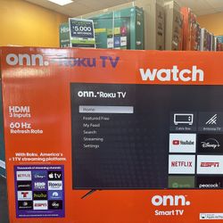 65”ONN ROKU SMART TV