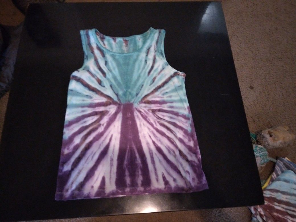 Tie Dye Tank Top "Butterfly"
