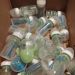 Big Box Of Assorted Dr Browns Bottles And Nipples