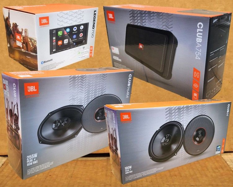 Car Stereo Wireless Apple Carplay Android Auto Double Din 6.5" 2-Way & 6"x9" 3-Way 4 Channel Speaker System Amp 435 W Package 🚨 No Credit Needed 🚨