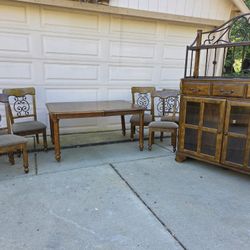 Dinning Room Set With Buffet