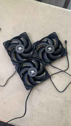 iBuyPower Pc Cooling Fans. Black. 3 Pin Cable