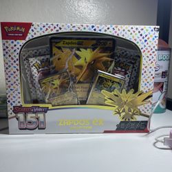 Zapdos EX Scarlet And Violet 151 Box