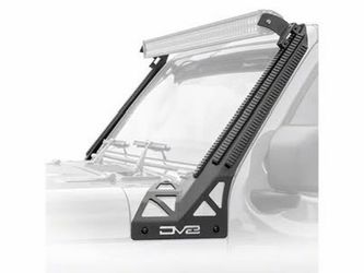 DV8 Offroad Picatinny Rail A-Pillar Light Mount Brackets