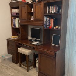 Desk And Bookcase 