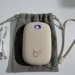 Hand Warmer, Rechargeable Electric Reusable Power Bank, Pocket Gadget with LED Display