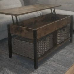 Storage & Laptop Coffee Table
