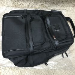 TUMI Alpha Brief Backpack in black