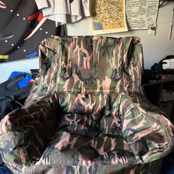 big joe camouflage bean bag 
