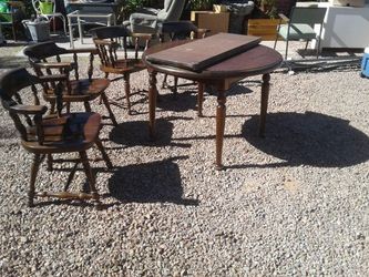 Ethan ellen table and shairs